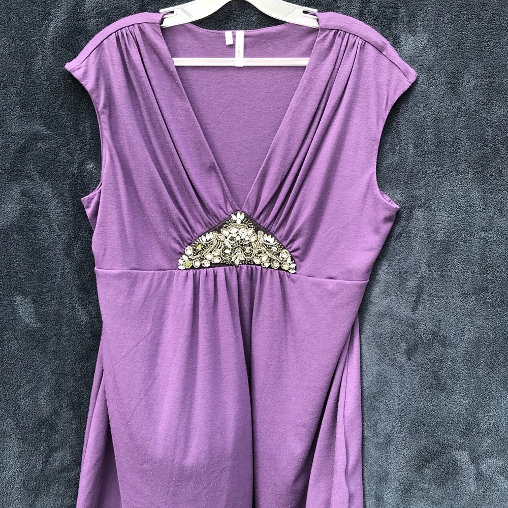 Dark purple top